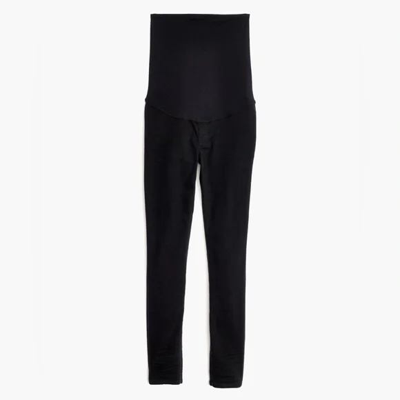 NWT Madewell Maternity Over-the-Belly Skinny Jeans in Lunar Wash Black size 33 - Picture 4 of 16
